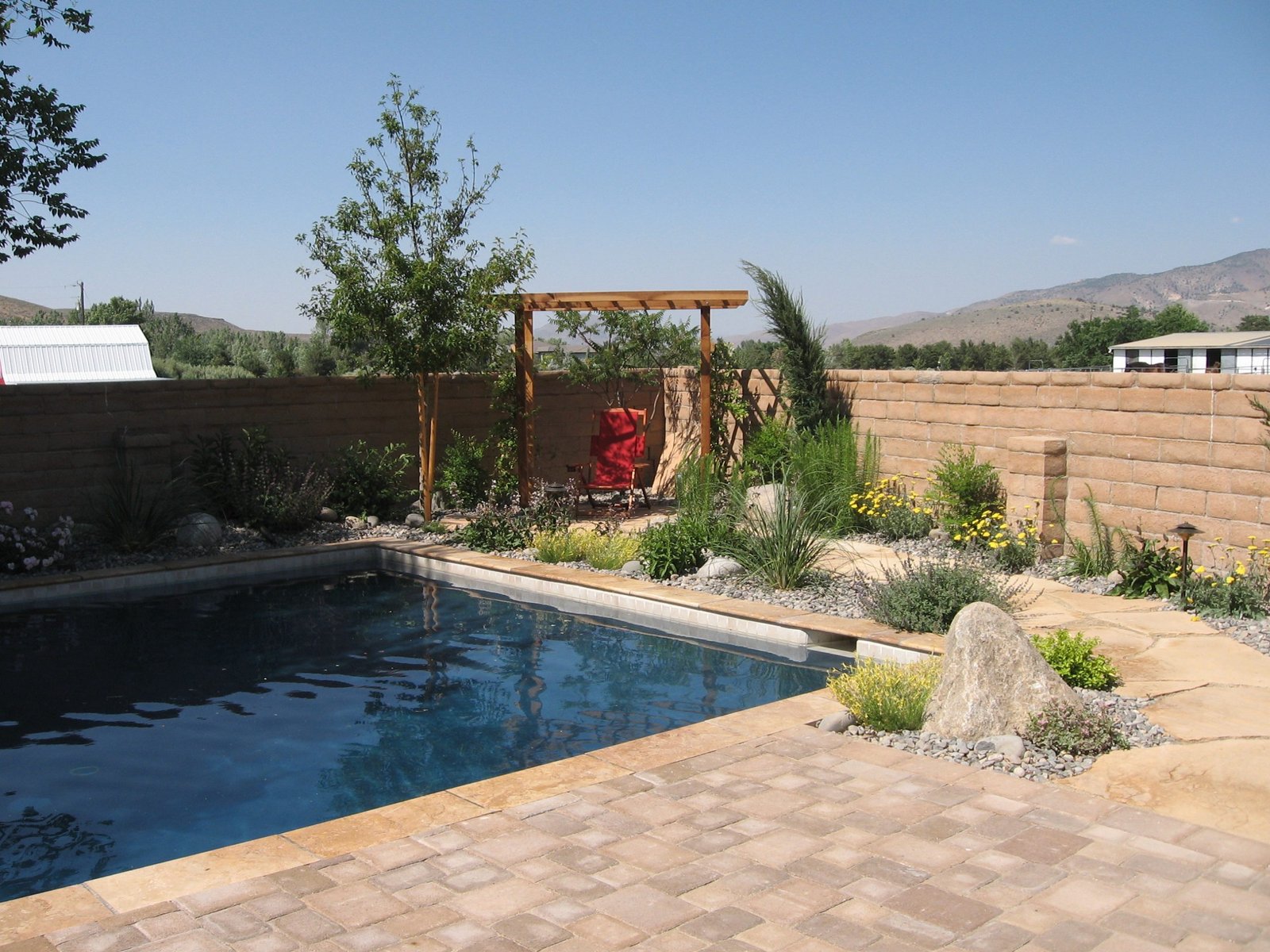 hot tub pool installation landscaping reno nevada tahoe california