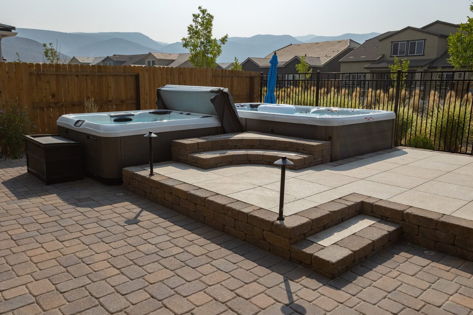 hot tub pool installation landscaping reno nevada tahoe california