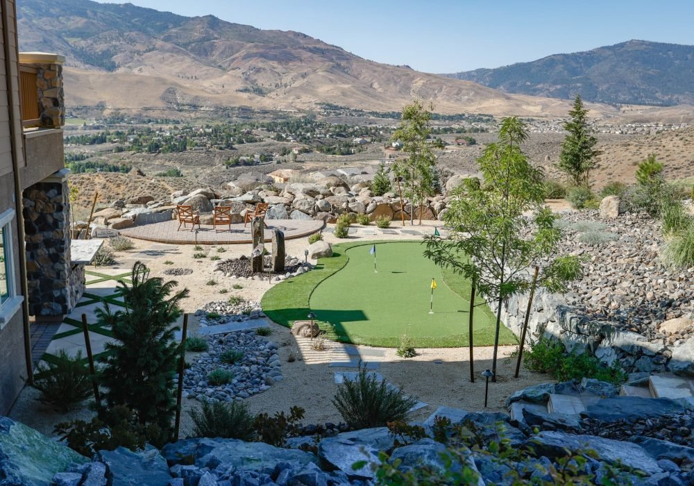 synthetic turf reno nevada tahoe california landscaping installation
