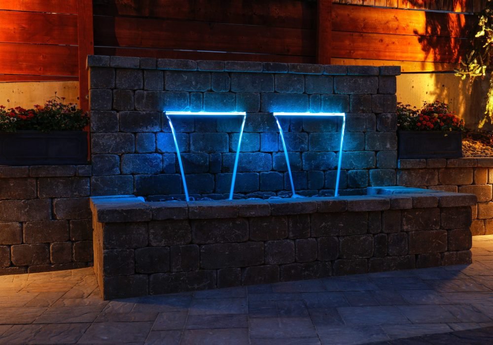 Lighted Water Feature