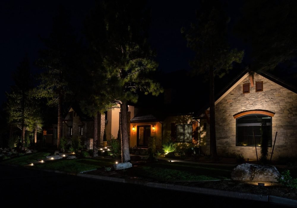 outdoor lighting installation landscaping reno nevada tahoe california