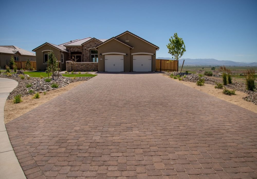paver driveway landscaping reno nevada tahoe california