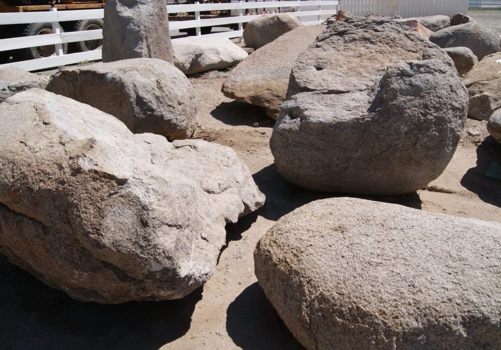 Unique boulders from the Gail Willey Landscaping Boulder quarry