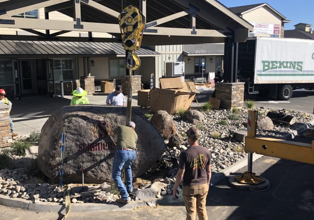 Somersett boulder setting in Reno Nevada