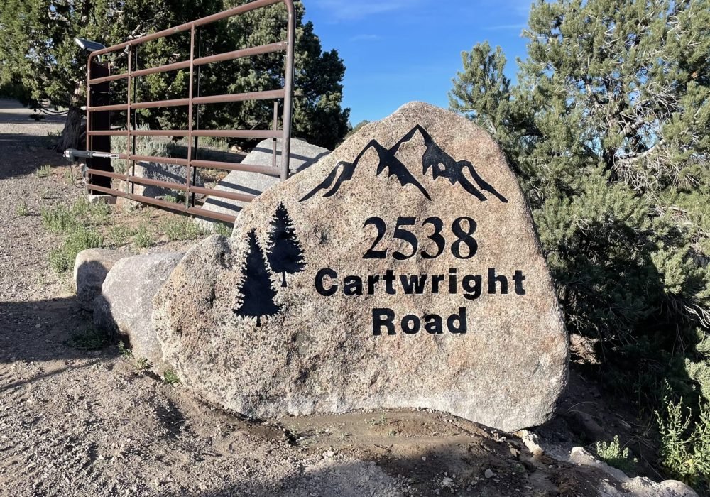 Engraved Boulders with name or address for a bold statement at your entrance.