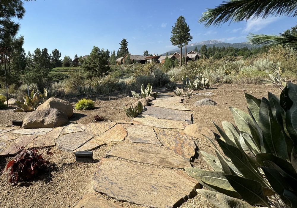 Flagstone Walkway, Reno Tahoe landscaping