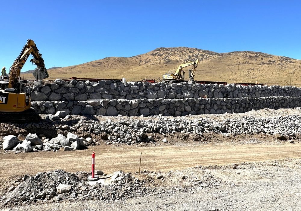 Building Rock Walls , Reno Tahoe landscaping