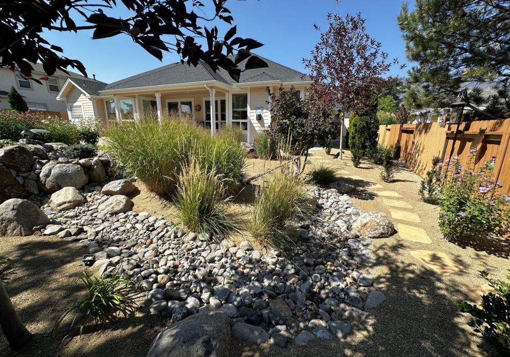 Dry Creek Reno Tahoe xeriscaping Gail Willey Landscaping