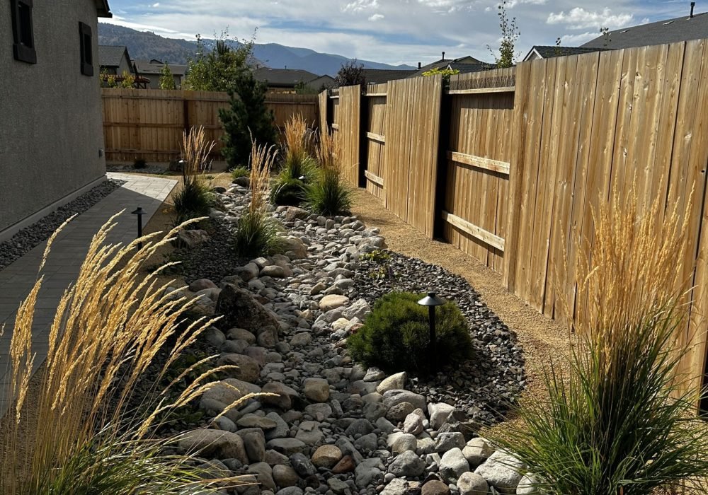 Dry Creek Reno Tahoe xeriscaping Gail Willey Landscaping