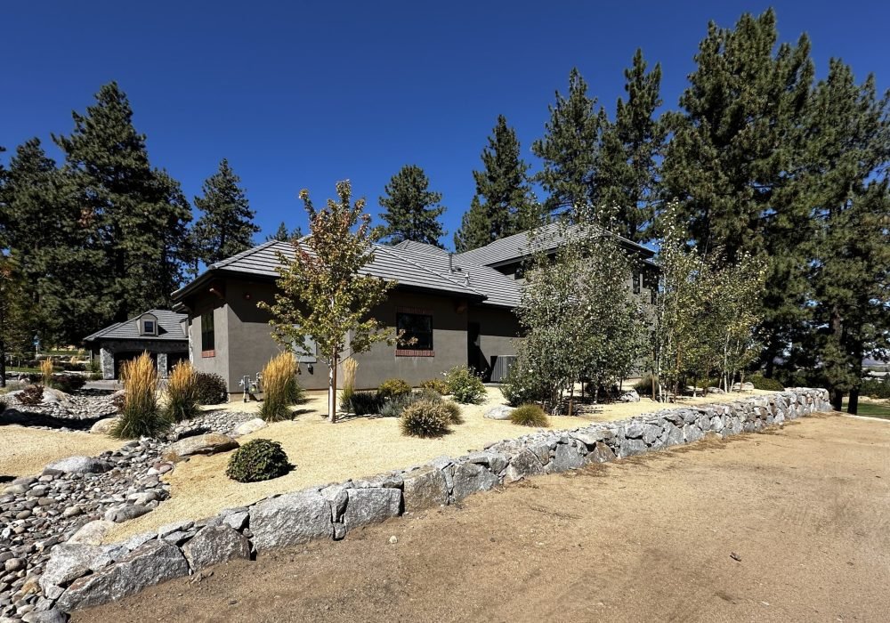 Landscaping rock walls reno nevada tahoe california