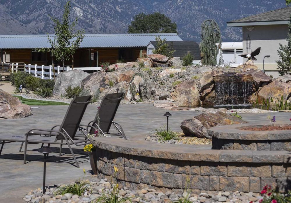 retaining walls pavers reno nevada landscaping tahoe california