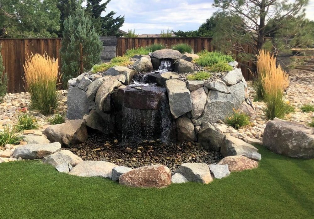 water fountain landscaping reno nevada tahoe California