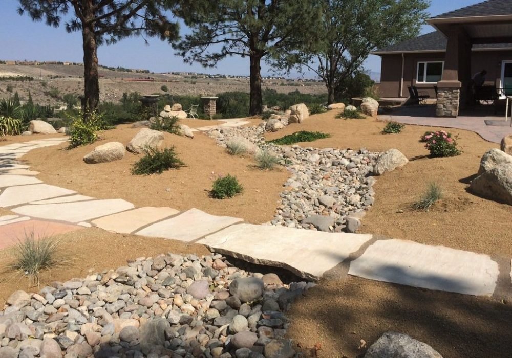 Xeriscaping landscaping Dry Creek Reno Nevada Tahoe California